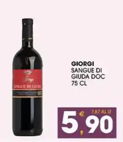 SeBón Supermercati Giorgi sangue di giuda doc offerta