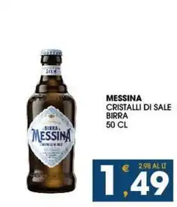 SeBón Supermercati Messina cristalli di sale birra offerta