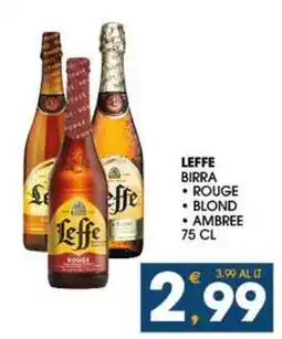 SeBón Supermercati Leffe birra offerta