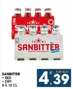 SeBón Supermercati Sanbitter red dry offerta