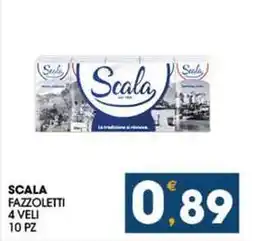 SeBón Supermercati Scala fazzoletti 4 veli 10 pz offerta