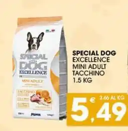 SeBón Supermercati Special dog excellence mini adult tacchino offerta