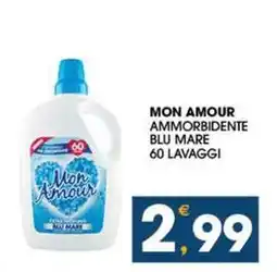 SeBón Supermercati Mon amour ammorbidente blu mare 60 lavaggi offerta