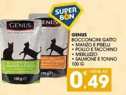 SeBón Supermercati Genus bocconcini gatto offerta