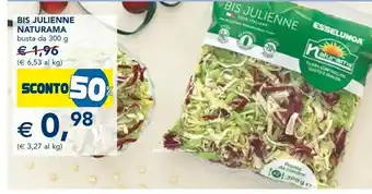 Esselunga Naturama bis julienne offerta