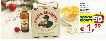 Esselunga Birra moretti - birra moretti 330 g(ml) offerta