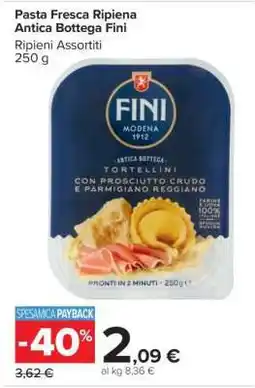 Carrefour Pasta Fresca Ripiena Antica Bottega Fini offerta