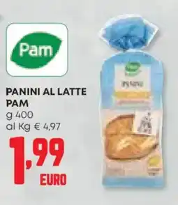 Panorama Panini al latte PAM offerta