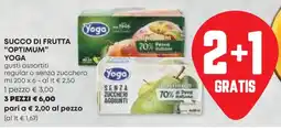 Panorama Succo di frutta "optimum" YOGA offerta