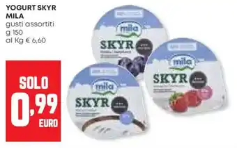 Panorama Yogurt skyr MILA offerta