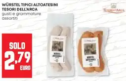 Panorama Würstel tipici altoatesini TESORI DELL'ARCA offerta