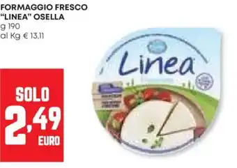 Panorama Formaggio fresco "linea" OSELLA offerta