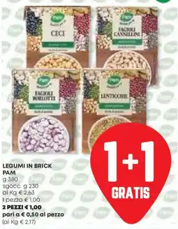 Panorama Legumi in brick PAM offerta