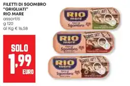 Panorama Filetti di sgombro "grigliati'' RIO MARE offerta