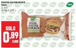 Panorama Panini hamburger PAM offerta