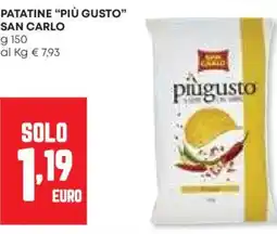 Panorama Patatine "più gusto" SAN CARLO offerta
