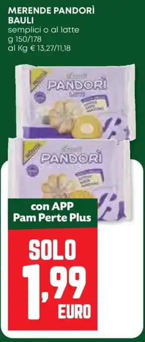 Panorama Merende pandorì BAULI offerta