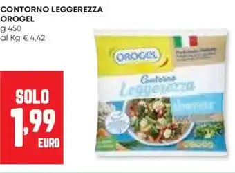 Panorama Contorno leggerezza OROGEL offerta