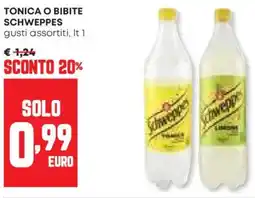 Panorama Tonica o bibite SCHWEPPES offerta