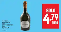 Panorama Prosecco millesimato o prosecco rosè DOC VILLA FOLINI offerta