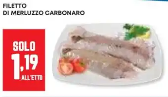 Panorama Filetto di merluzzo carbonaro offerta