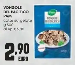 Panorama Vongole del pacifico PAM offerta