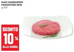 Panorama Maxi hamburger piemontese skin offerta