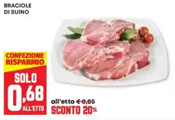 Panorama Braciole di suino offerta