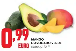 Panorama Mango o avocado verde offerta