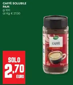 Panorama Caffè solubile PAM offerta