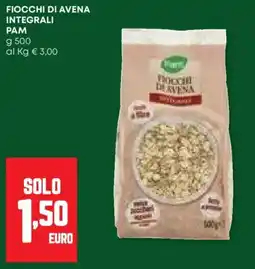 Panorama Fiocchi di avena integrali PAM offerta