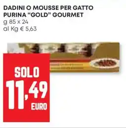 Panorama Dadini o mousse per gatto purina "gold" GOURMET offerta