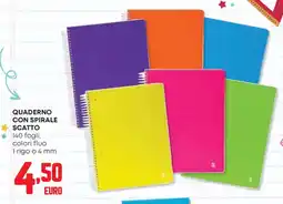 Panorama Quaderno con spirale scatto offerta