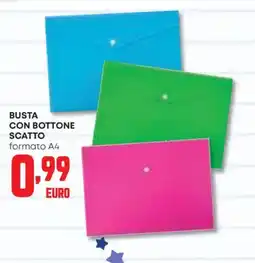 Panorama Busta con bottone scatto formato A4 offerta