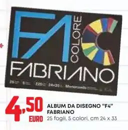 Panorama Album da disegno "F4" FABRIANO offerta