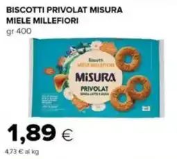Oasi Biscotti privolat misura miele millefiori offerta