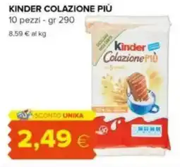 Oasi Kinder colazione più offerta