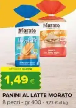 Oasi Panini al latte MORATO offerta