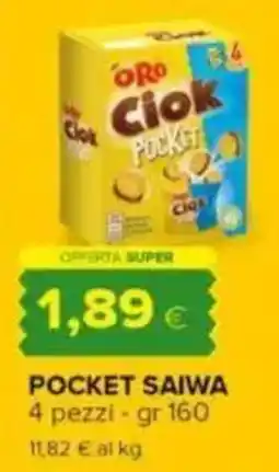 Oasi Pocket saiwa 4 pezzi offerta