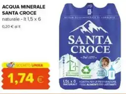 Oasi Acqua minerale SANTA CROCE offerta