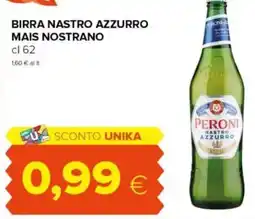 Oasi Birra nastro azzurro mais PERONI nostrano offerta