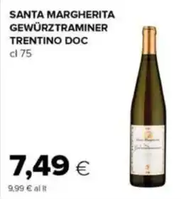Oasi Santa margherita gewürztraminer trentino DOC offerta