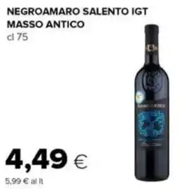 Oasi Negroamaro salento IGT MASSO ANTICO offerta