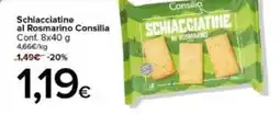 Oasi Schiacciatine al Rosmarino Consilia offerta