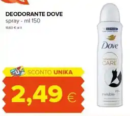 Oasi Deodorante dove spray offerta