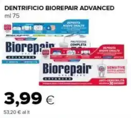 Oasi Dentrificio biorepair advanced offerta