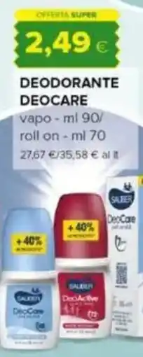 Oasi Deodorante deocare vapo0roll on offerta