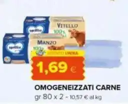 Oasi Mellin omogeneizzati carne offerta