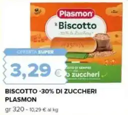 Oasi Biscotto -30% di zuccheri PLASMON offerta