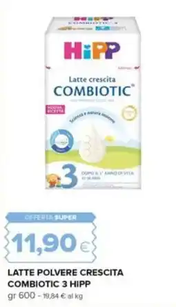 Oasi Latte polvere crescita combiotic 3 HIPP offerta